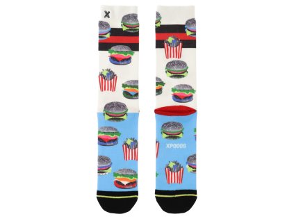 Pánske ponožky XPOOOS Burger Life