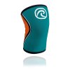 105313 01 rx knee sleeve 5mm tealorange front hr 4