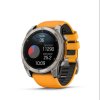 fenix 8 51mm amoled sapphire titanium spark orange graphite band ies9613022