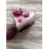 Svíčka s vůní Bubble Gum, Srdce, 30g