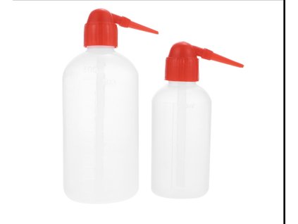 Fľaša s červenou pipetou