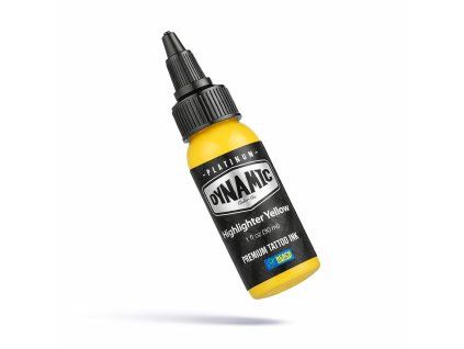 Platinum by Dynamic Tattoo Ink Highlighter Yellow 30 ml