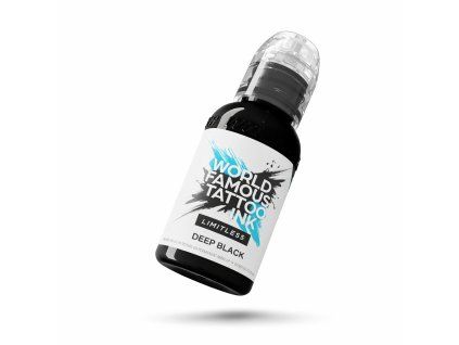 World Famous Limitless Tattoo Ink Deep Black 30ml