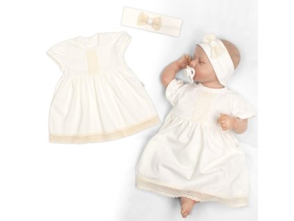 luxusne satocky s cipkou sofia kratkym rukavom celenka 2d sada smotanove