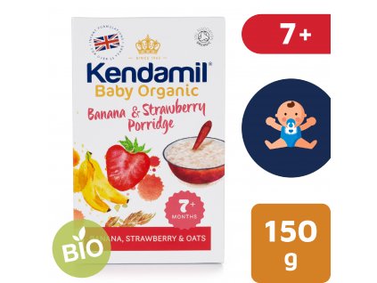 Kendamil BIO/Organická banánovo-jahodová kaše 150 g