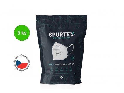 SPURTEX FFP2 NANORESPIRATOR 5ks V100 BALENI DOYPACK