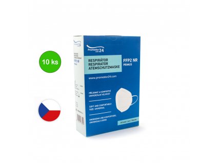 respirator FFP2 Promedor24 NR PRIMUS 10Ks cesky vyrobce predni pohled