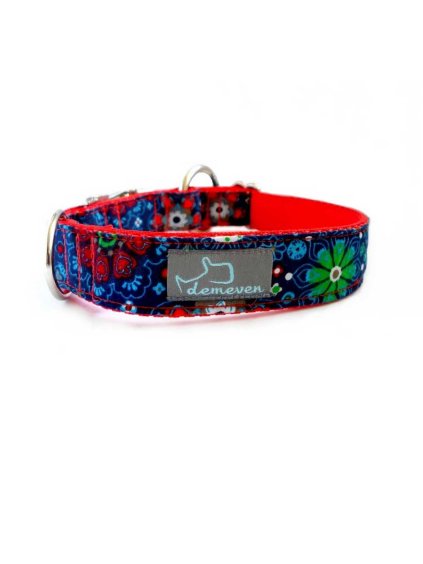 Bernadette Obojky pro psy obojek krasny stylovy designovy demeven s kovovou sponou dog collar beautiful stylish pink violet ruzovy fialovy psi obojek