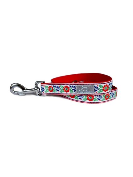 voditko pro psa psi bilo modra shop obojek folklorni krasny svatebni stylovy modry vysivany demeven cesky handmade
