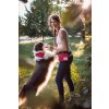 Eve ledvinka kabelka na venceni modra obojek sada voditko australsky ovcak vencici pamlskovnik demeven originalni krasny stylovy vycvik psa sukne vesta vybava stene cervena satek psi kapsicka na pamlsky