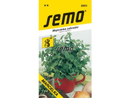 2001 semo zelenina majoranka zahradni marcelka