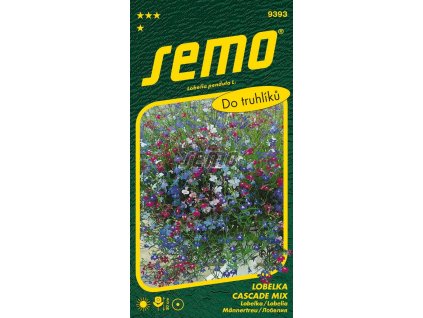9393 semo kvetiny letnicky lobelka cascade smes