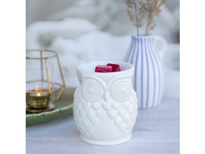 teelicht duftlampe owl 12cm