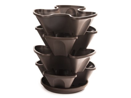 Kaskada zavesna 4dilna hneda 1