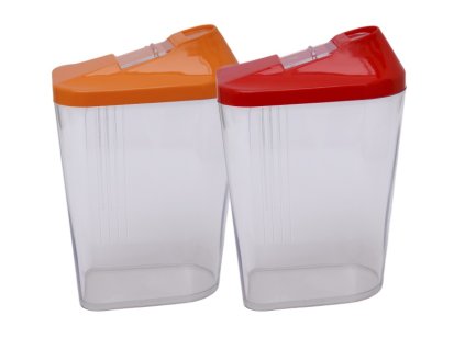 Dóza na sypké potaviny 1l - mix barev