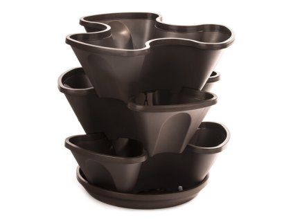 Kaskada zavesna 3dilna hneda 1