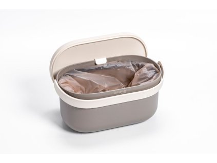 nadoba na bioodpad SRS TAUPE SLONOVINA 5