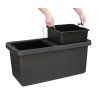 Samozavlažovací truhlík BERBERIS DUO 78x39x35