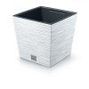 kvetinac furu square low 30cm bily