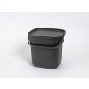 KOS NA BIOODPAD ANTRACIT 1