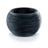 kvetinac s vkladem furu bowl antracitovy 43 5cm
