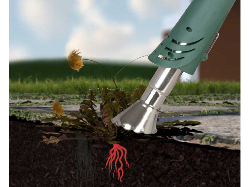 събирач на листа и трева