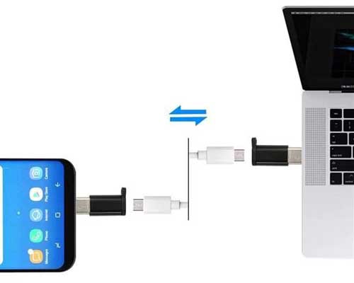 уникален адаптер-micro-USB-към-USB-C