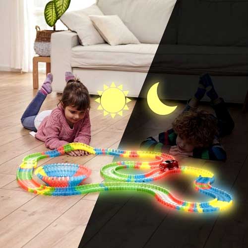 уникална осветена магистрала