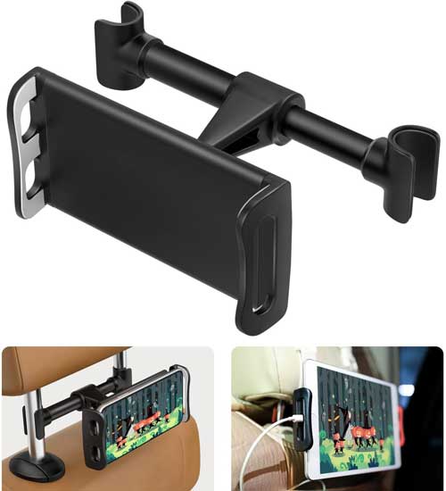 държач за таблет и мобилен телефон в кола