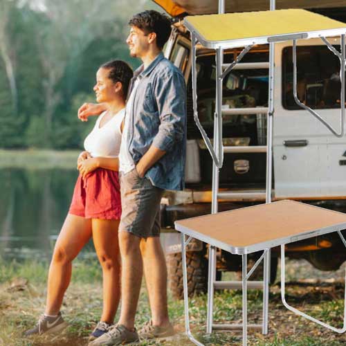 уникална къмпинг маса