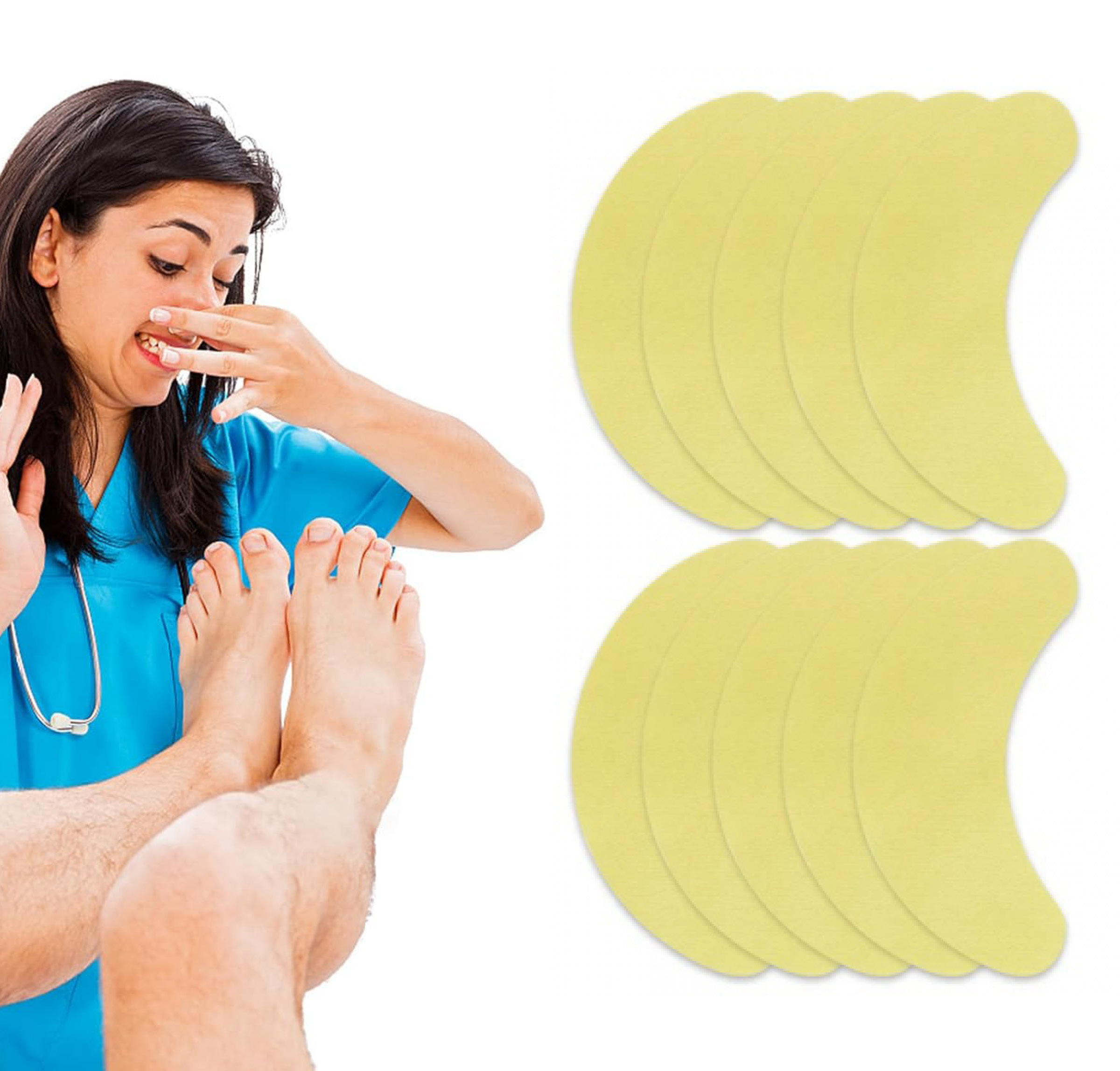 ефективен дезодорант за обувки под формата на стикери - 10 бр