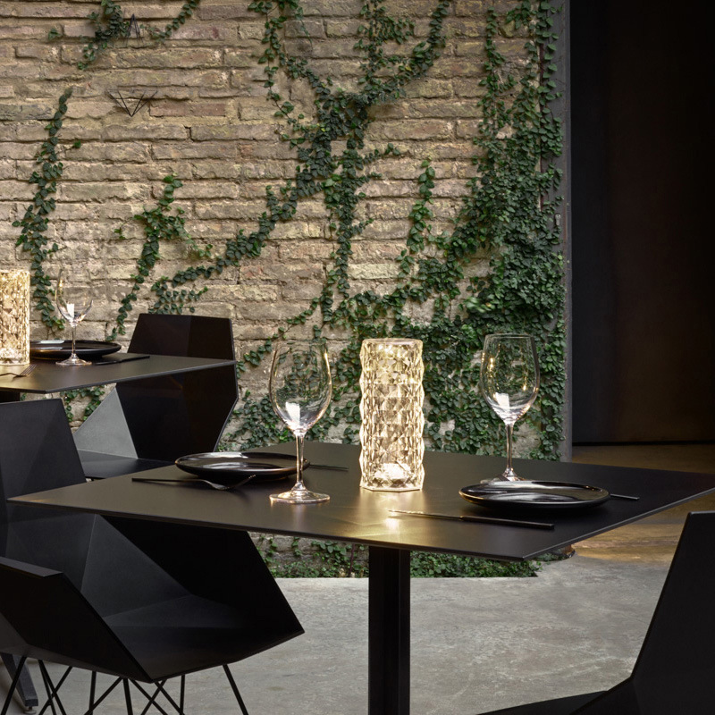 зашеметяваща кристална диамантена лампа