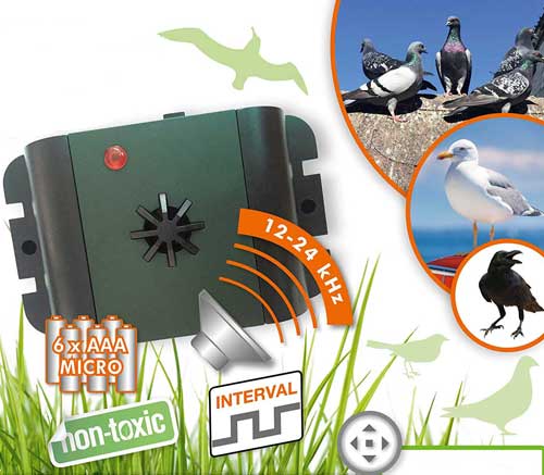 уникален ултразвуков репелент за птици