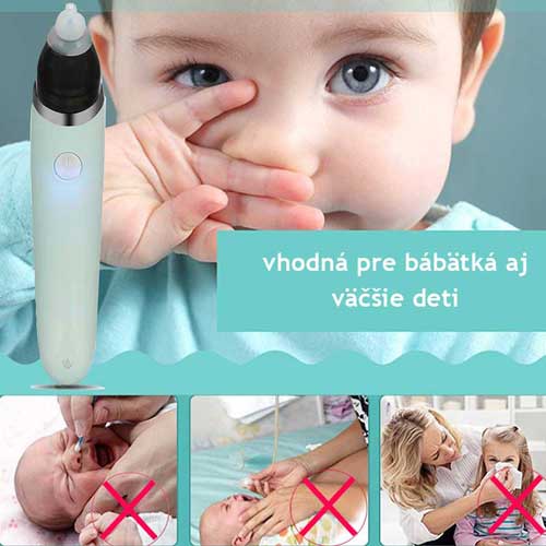 уникално устройство за изсмукване на слуз