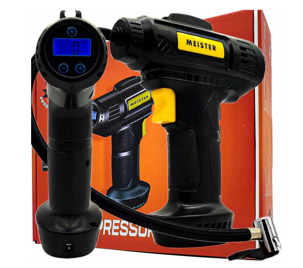 практичен безжичен компресор за автомобили и велосипеди