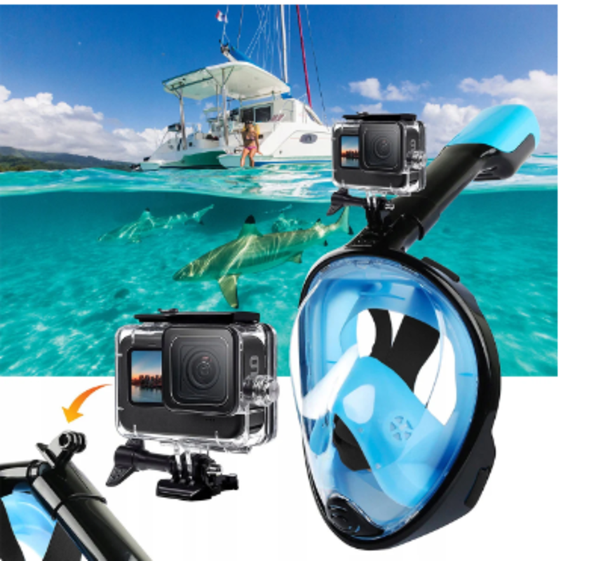 Практична маска за шнорхел