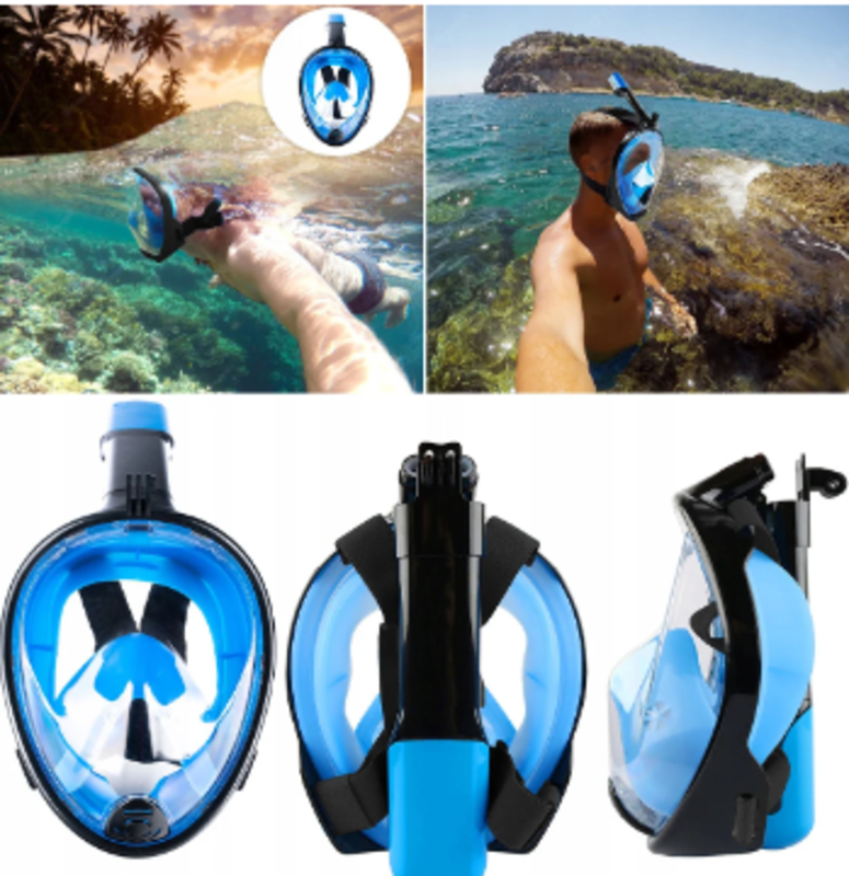 Практична маска за шнорхел