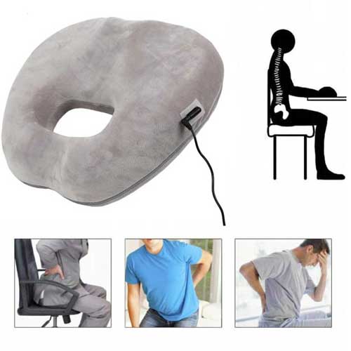 масажна възглавница върху стол