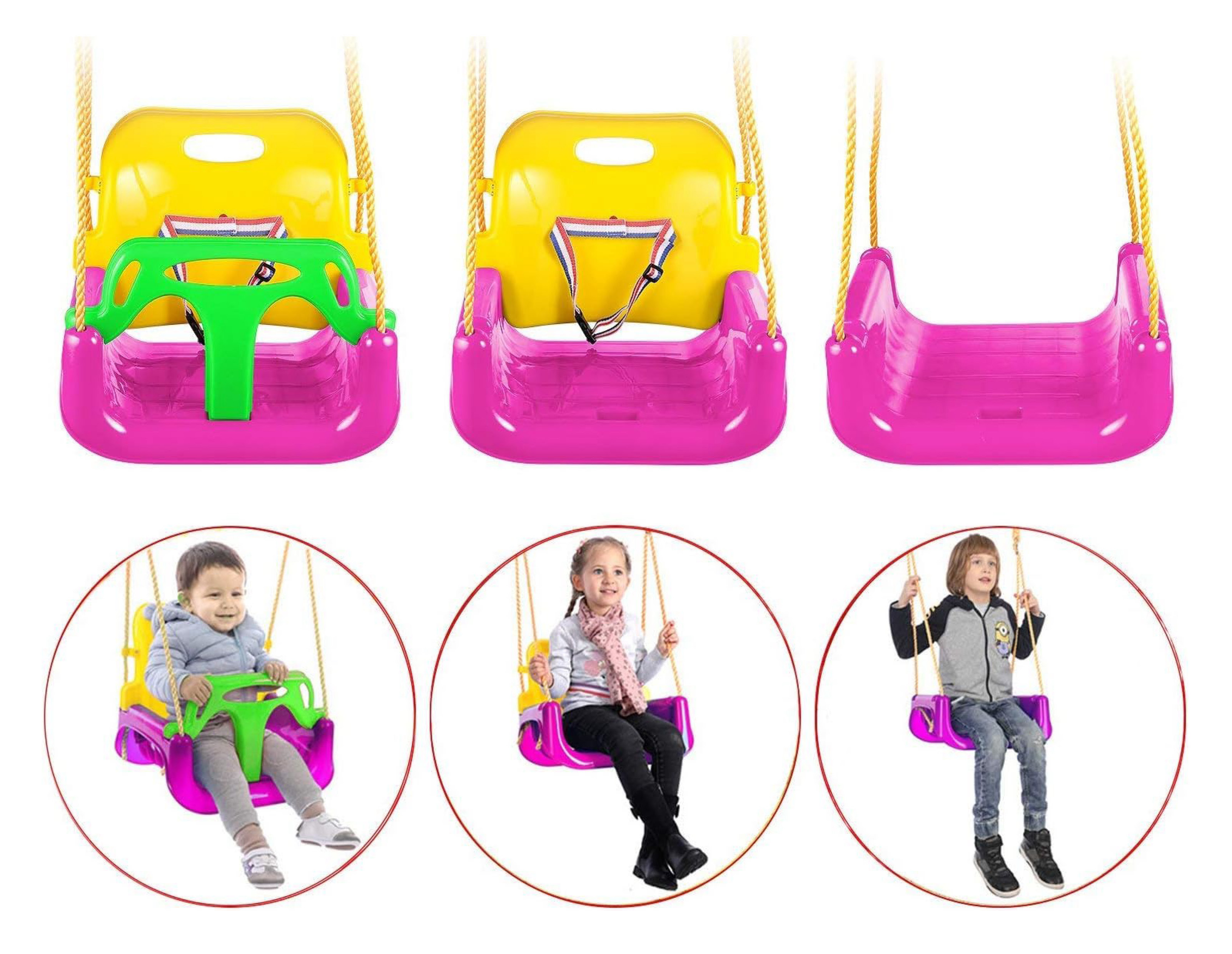 страхотна детска люлка за малки и големи деца 3 в 1