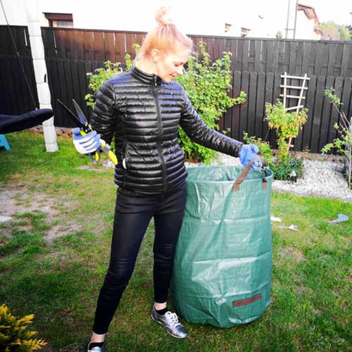 уникална торбичка за градински листа