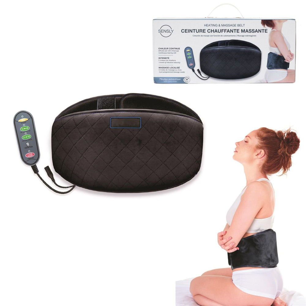 загряващ колан за лумбален масаж