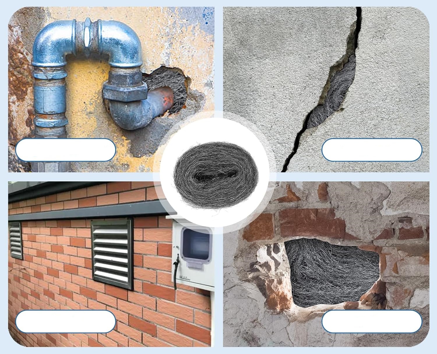 Висококачествена стоманена вата против гризачи 5 м