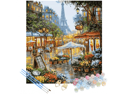 maľovanie - parížska ulica