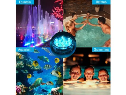 LED осветление за басейн
