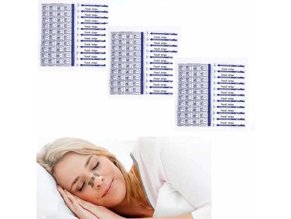 терапевтични лепенки против хъркане 3x