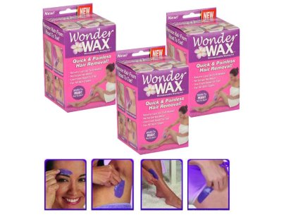 депилаторен восък за премахване на окосмяване 3x