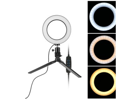 кръгла фото лампа