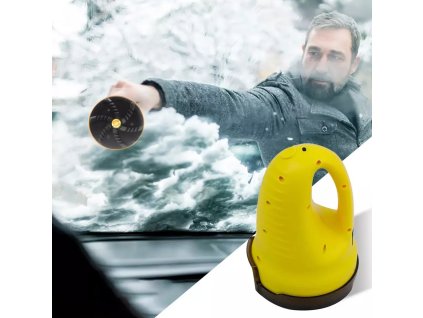 Отопляема стъргалка за прозорци с вградена батерия