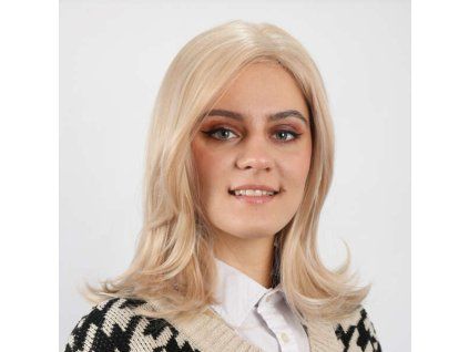 Kvalitná parochňa - platinová blond