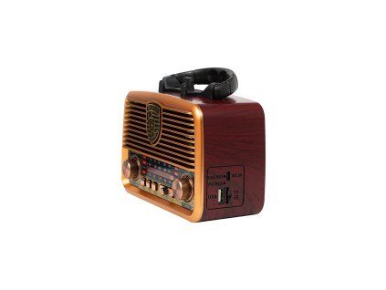 rádio so solárnym panelom